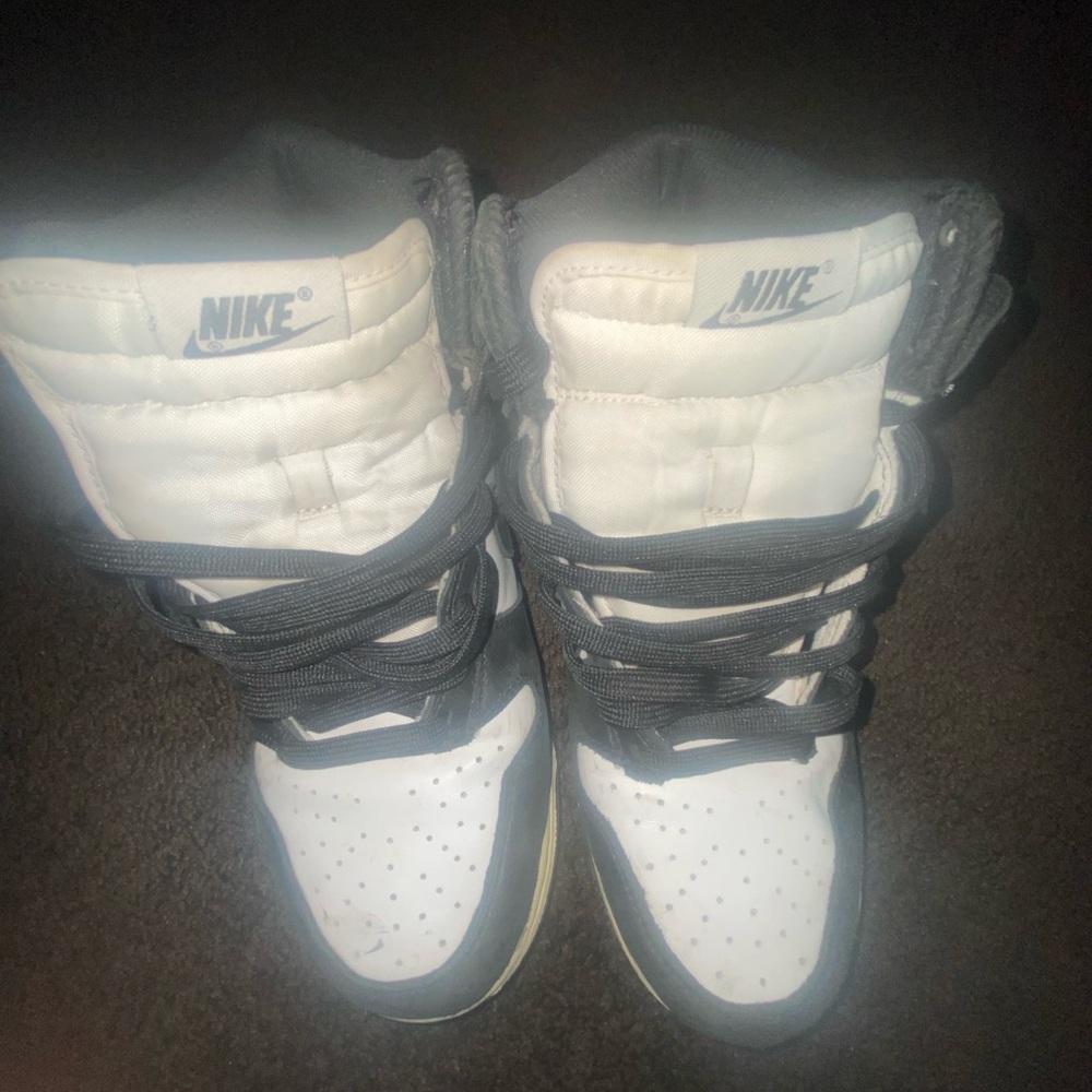 Nike High-Top Black and White Sneakers